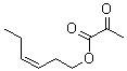 structure of CAS# 68133-76-6, 2-Oxo-Propanoic Acid (3Z)-3-Hexen-1-Yl Ester;2-Oxopropanoic Acid [(Z)-Hex-3-Enyl] Ester;2-Ketopropionic Acid [(Z)-Hex-3-Enyl] Ester;Pyruvic Acid, 3-Hexenyl Ester