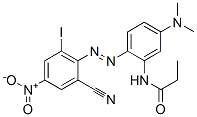 CAS#: 68134-39-4， N-[2-[(2-Cyano-6-Iodo-4-Nitrophenyl)Azo]-5-(Dimethylamino)Phenyl]Propionamide