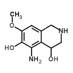 CAS#: 681477-04-3， 5-Amino-7-methoxy-1,2,3,4-tetrahydro-4,6-isoquinolinediol