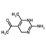 CAS 登录号：681481-53-8， 1-(2-氨基-4-甲基-1,6-二氢-5-嘧啶基)乙酮