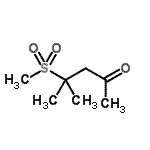 CAS 登录号：68152-40-9， 4-甲基-4-(甲基磺酰基)-2-戊酮
