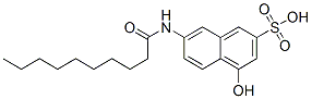 CAS#: 68189-33-3， 4-Hydroxy-7-[(1-Oxodecyl)Amino]Naphthalene-2-Sulphonic Acid