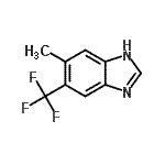 CAS 登录号：6821-47-2， 5-甲基-6-(三氟甲基)-1H-苯并咪唑