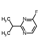 CAS#: 68210-29-7， 4-Fluoro-2-isopropylpyrimidine