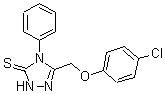 CAS#: 68212-26-0， 5-[(4-Chlorophenoxy)Methyl]-2,4-Dihydro-4-Phenyl-3H-1,2,4-Triazole-3-Thione