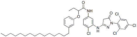 CAS#: 68239-71-4， N-[4-Chloro-3-[[4,5-Dihydro-5-Oxo-1-(2,4,6-Trichlorophenyl)-1H-Pyrazol-3-Yl]Amino]Phenyl]-2-(3-Pentadecylphenoxy)Butyramide