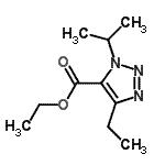 CAS#: 682757-70-6， Ethyl 4-ethyl-1-isopropyl-1H-1,2,3-triazole-5-carboxylate