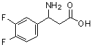 CAS 登录号：682804-05-3， 3-氨基-3-(3,4-二氟苯基)丙酸