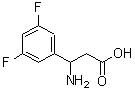 CAS 登录号：682804-73-5， 3-氨基-3-(3,5-二氟苯基)丙酸