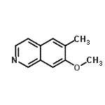CAS#: 68287-68-3， 7-Methoxy-6-methylisoquinoline