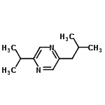 CAS#: 68290-70-0， 2-Isobutyl-5-isopropylpyrazine