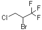 结构式 CAS# 683-92-1, 2-溴-3-氯-1,1,1-三氟丙烷