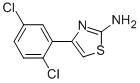 structure of CAS# 68301-45-1, 4-(2,5-Dichloro-Phenyl)- Thiazol-2-Ylamine;Zinc02582670