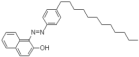 CAS 登录号：68310-09-8， 1-[2-(4-十二烷基苯基)偶氮]-2-萘醇