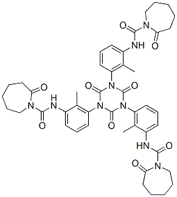 CAS#: 68310-49-6， N,N',N''-[(2,4,6-Trioxo-1,3,5-Triazine-1,3,5(2H,4H,6H)-Triyl)Tris(Methyl-M-Phenylene)]Tris(Hexahydro-2-Oxo-1H-Azepine-1-Carboxamide)