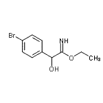 CAS#: 683198-58-5， Ethyl 2-(4-bromophenyl)-2-hydroxyethanimidate