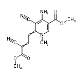 CAS#: 68350-77-6， Methyl 4-amino-5-cyano-6-(3-cyano-4-methoxy-4-oxo-2-buten-1-ylidene)-1-methyl-1,6-dihydro-3-pyridinecarboxylate