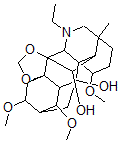 CAS 登录号：6836-10-8， 20-乙基-1alpha,14alpha,16beta-三甲氧基-4-甲基-7,8-[亚甲基二(氧基)]乌头碱-6beta,10-二醇
