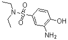 CAS 登录号：6837-92-9， 3-氨基-N,N-二乙基-4-羟基-苯磺酰胺