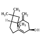 CAS#: 68373-70-6， (1S,4R,5E,9R)-6,10,10-Trimethyl-2-methylenebicyclo[7.2.0]undec-5-en-4-ol