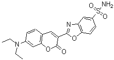 CAS#: 68427-35-0， 2-[7-(Diethylamino)-2-Oxo-2H-1-Benzopyran-3-Yl]-5-Benzoxazolesulfonamide