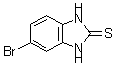 structure of CAS# 68468-39-3, 5-Bromo-1,3-Dihydro-2H-Benzimidazole-2-Thione;5-Bromo-2-Benzimidazolethiol;Nsc523982;Aids-020304
