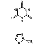 CAS#: 68490-68-6， 1,3,5-Triazinane-2,4,6-trione - 2-methyl-1H-imidazole (1:1)