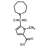CAS#: 685088-97-5， 5-(1-Azepanylsulfonyl)-1-methyl-1H-pyrrole-2-carboxylic acid