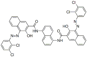 CAS#: 68516-75-6， N,N'-Naphthalene-1,5-Diylbis[4-[(2,3-Dichlorophenyl)Azo]-3-Hydroxynaphthalene-2-Carboxamide]