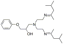 CAS#: 68541-07-1， 1-(Bis(2-(1,3-Dimethylbutylideneamino)Ethyl)Amino)-3-Phenoxypropan-2-Ol