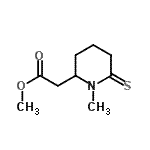 CAS#: 68567-63-5， Methyl (1-methyl-6-thioxo-2-piperidinyl)acetate