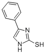 structure of CAS# 6857-34-7, 4-Phenylimidazole-2-thiol;4-Phenyl-1H-Imidazole-2-Thiol;2-Mercapto-4-Phenylimidazole;Nsc45834