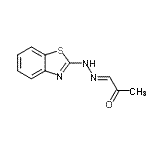 CAS#: 68579-70-4， (1E)-1-(1,3-Benzothiazol-2-ylhydrazono)acetone
