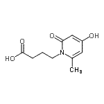 CAS#: 685862-22-0， 4-(4-Hydroxy-6-methyl-2-oxo-1(2H)-pyridinyl)butanoic acid