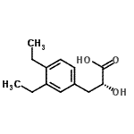 CAS#: 686298-21-5， (2R)-3-(3,4-Diethylphenyl)-2-hydroxypropanoic acid