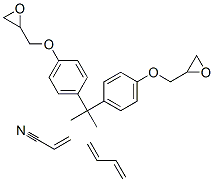 CAS#: 68648-83-9, 2-Propenenitrile-1,3-Butadiene, Carboxy Terminated-Bisphenol A Diglycidyl Ether Polymer
