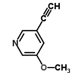 CAS#: 686768-50-3， 3-ethynyl-5-methoxy-pyridine