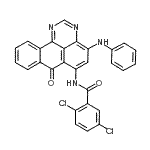 CAS#: 6871-91-6， N-(4-Anilino-7-Oxo-7H-Benzo[E]Perimidin-6-Yl)-2,5-Dichlorobenzamide