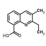 CAS#: 68742-10-9， 2-Ethyl-3-methyl-8-quinolinecarboxylic acid