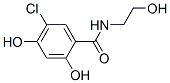 CAS#: 68758-71-4， 5-Chloro-2,4-Dihydroxy-N-(2-Hydroxyethyl)Benzamide