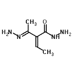 CAS#: 68761-37-5， (2Z)-2-[(1E)-Ethanehydrazonoyl]-2-butenehydrazide