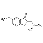CAS#: 687971-50-2， 2-[(Dimethylamino)methyl]-6-ethyl-1-indanone