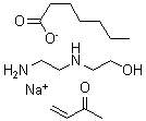 CAS#: 68815-55-4， Sodium, 2-(2-aminoethylamino)ethanol, but-3-en-2-one, enanthate