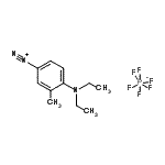 CAS#: 68911-96-6， 4-diethylamino-3-methyl-benzenediazonium hexafluorophosphate