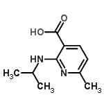 CAS#: 689163-65-3， 2-(Isopropylamino)-6-methylnicotinic acid