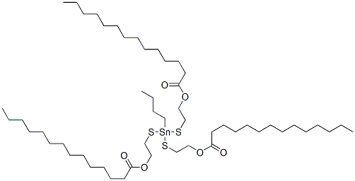 CAS#: 68928-34-7， (Butylstannylidyne)Tris(Thioethylene) Trimyristate