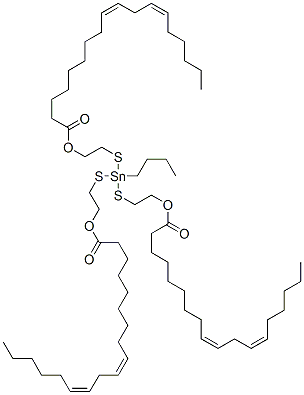 CAS#: 68928-37-0， (Butylstannylidyne)Tris(Thioethane-1,2-Diyl) Tris[(9Z,12Z)-Octadeca-9,12-Dienoate]