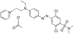 CAS#: 68929-03-3， 1-[2-[[4-[[2,5-Dichloro-4-[(Dimethylamino)Sulphonyl]Phenyl]Azo]Phenyl]Ethylamino]Ethyl]Pyridinium Acetate