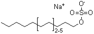 CAS#: 68955-19-1， Sulfuric Acid Mono-C12-18-Alkyl Esters Sodium Salts