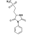 CAS#: 68984-76-9， 5-[2-(Methylsulfonyl)ethyl]-3-phenyl-2-thioxo-4-imidazolidinone
